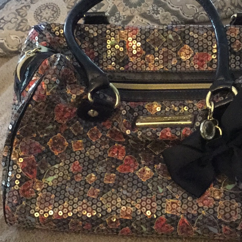 Betsey Johnson sequined bag